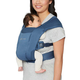 Ergobaby Embrace Soft Air Mesh - Newborn Carrier - Bleu