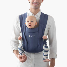 Ergobaby Embrace Soft Knit - Porte-bébé Nouveau-né - Bleu Marine