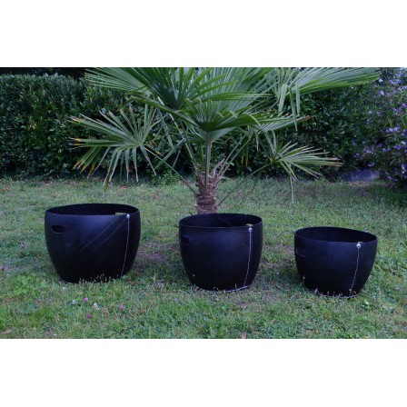 In addition to modern ø40 tire recycled Tadé or large basket with wood