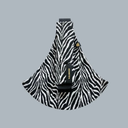 Wildride Baby carrier with woven pattern - Zebra Black
