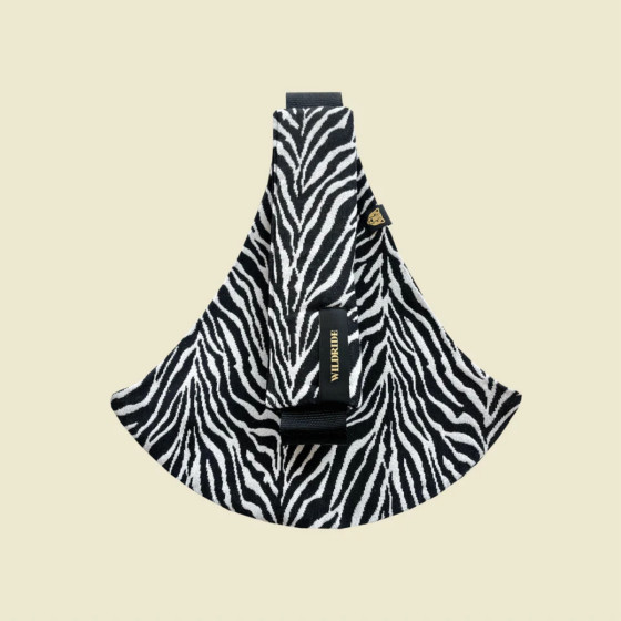 Wildride - Toddler Carrier à Motif Tissé zebra black