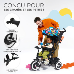 Kinderkraft Aston Tricycle Evolutif - Happy Shapes