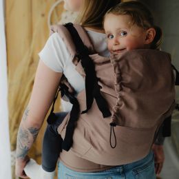 Little Frog Preschooler Carrier Linen Mocha