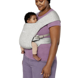 Ergobaby Embrace Soft Knit - Porte-bébé Nouveau-né - Gris Clair