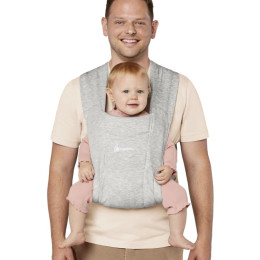 Ergobaby Embrace Soft Knit - Porte-bébé Nouveau-né - Gris Clair