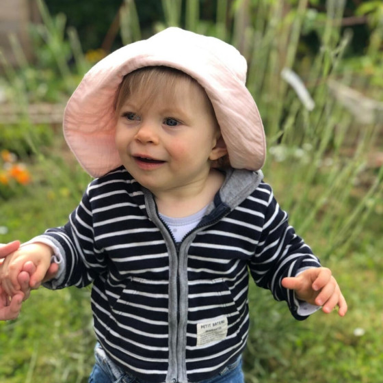 Naturioù Sun Hat with Ears Cotton Muslin