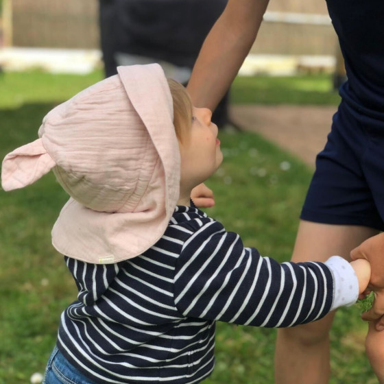 Naturioù Sun Hat with Ears Cotton Muslin