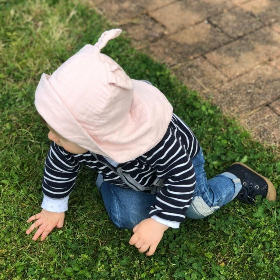 Naturioù Sun Hat with Ears Cotton Muslin