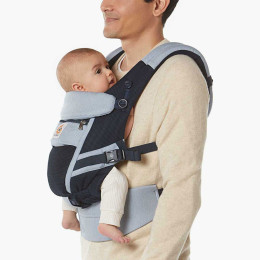 Ergobaby Baby carrier Cool Air Mesh Deep Blue - Bleu Chambray