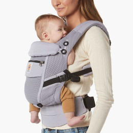 Ergobaby Baby carrier Cool Air Mesh Deep Blue - Gris Lilas