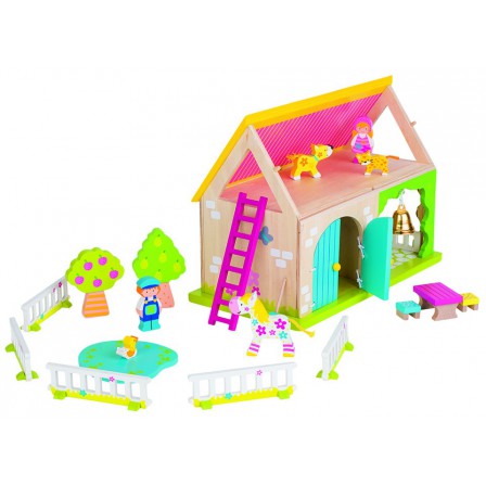 My farm and animals wooden colorful Susibelle 