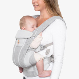 Ergobaby Omni Breeze Blue Night - Gris Perle