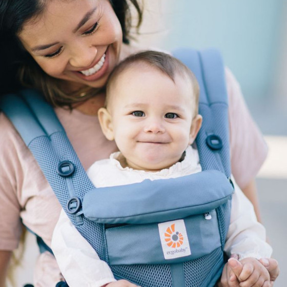 Ergobaby Omni 360 Cool Air Mesh - Porte-bébé Évolutif 4 Positions