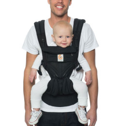 Ergobaby Omni 360 Cool Air Mesh - Porte-bébé Évolutif 4 Positions