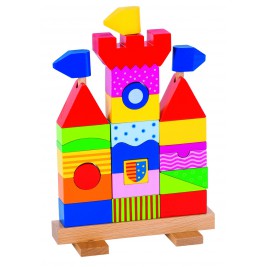 Chateau Goki stacking toy wooden
