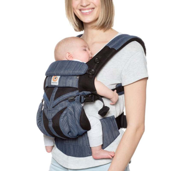 Ergobaby Omni 360 Cool Air Mesh - Porte-bébé Évolutif 4 Positions