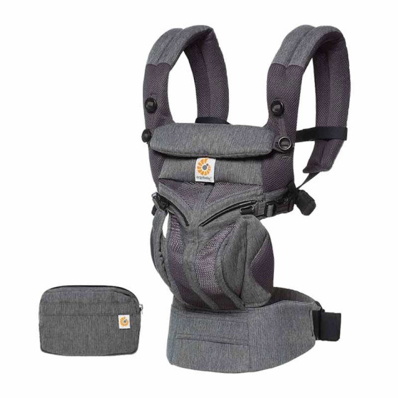 Ergobaby Omni 360 Cool Air Mesh - Porte-bébé Évolutif 4 Positions