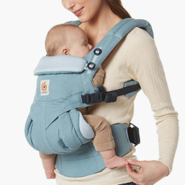 Ergobaby Omni 360 Bleu ciel rayures