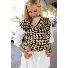 Manduca Sling Bellybutton PepitaBlack- Écharpe de Portage Extensible