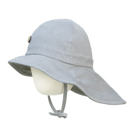  Manymonths Chapeau chanvre ajustable Charmer/ Explorer 3-12/18 mois - Rock Grey