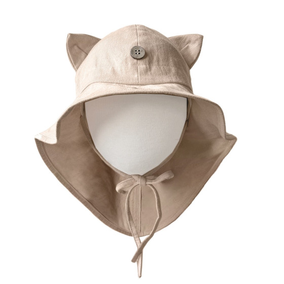 ManyMonths ECO Hempies Adjustable Summer Hat with Kitty Ears