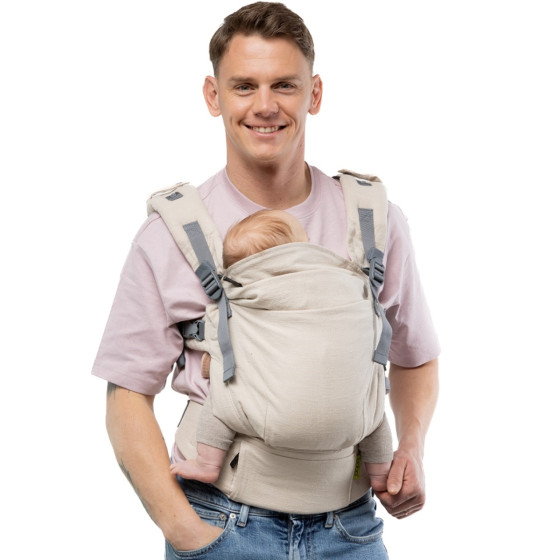 Boba X Black linen - Babycarrier