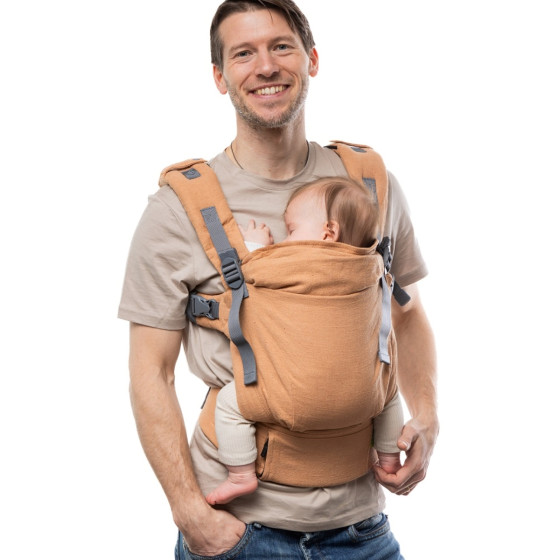 Boba X Black linen - Babycarrier