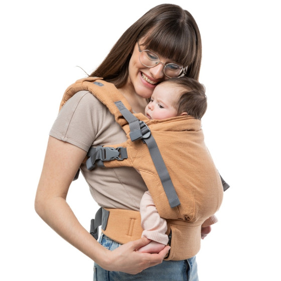 Boba X Black linen - Babycarrier