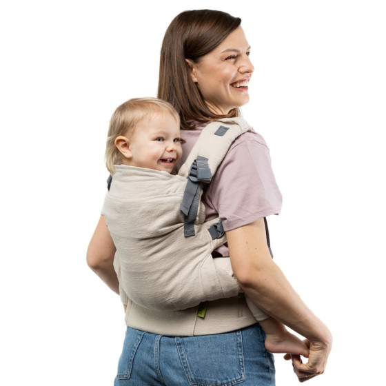 Boba X Black linen - Babycarrier