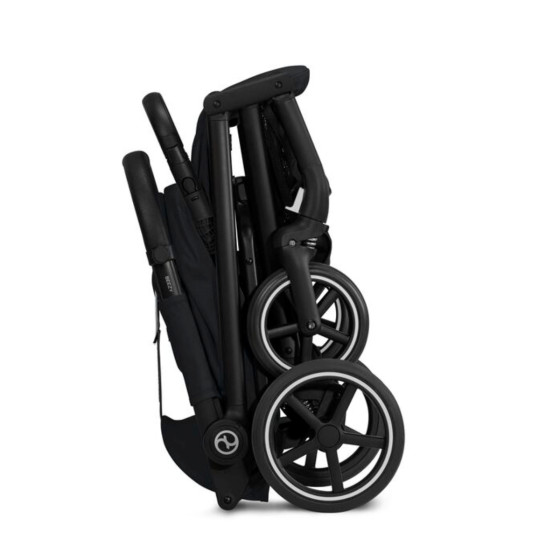 Cybex Beezy - Poussette de voyage compacte citadine Magic Black