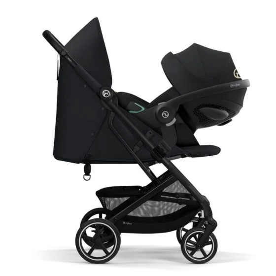 Cybex Beezy - Poussette de voyage compacte citadine Magic Black