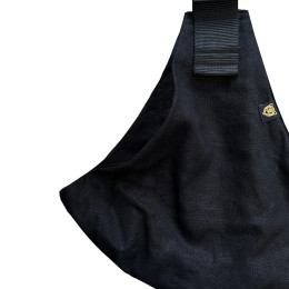 Wildride Toddler Carrier in linen - Black Linen