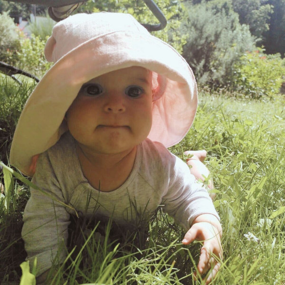 Naturioù Sun Hat with Ears Cotton Muslin