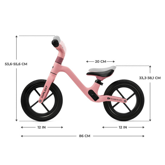 Kinderkraft XPLOIT - Metal Balance Bike from 2 Years Old