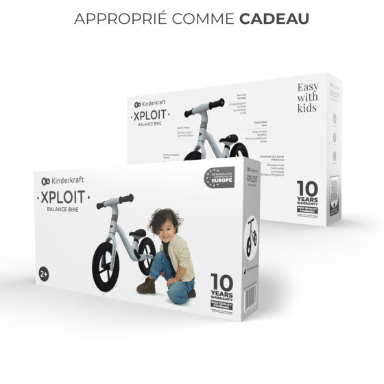 Kinderkraft XPLOIT - Metal Balance Bike from 2 Years Old