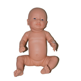 Newborn 55 cm 1 kg - Vinyl Demonstration Doll - Fille (1)