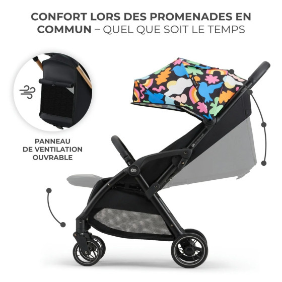 Kinderkraft APINO Poussette Canne Ultra Légère