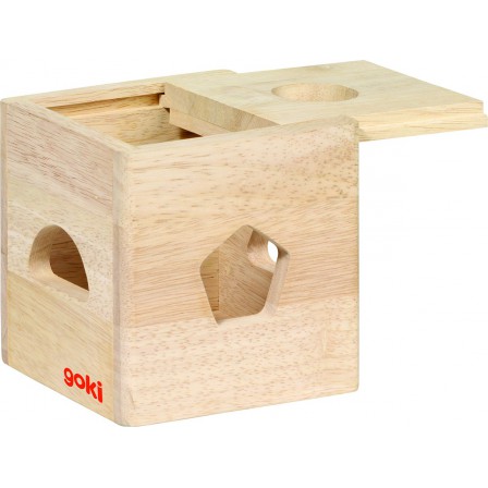 Petite boîte à formes en bois Goki 6 formes