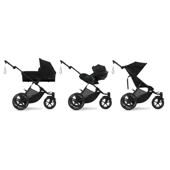 Cybex Avi Spin - Poussette polyvalente tout-terrain - Moon Black