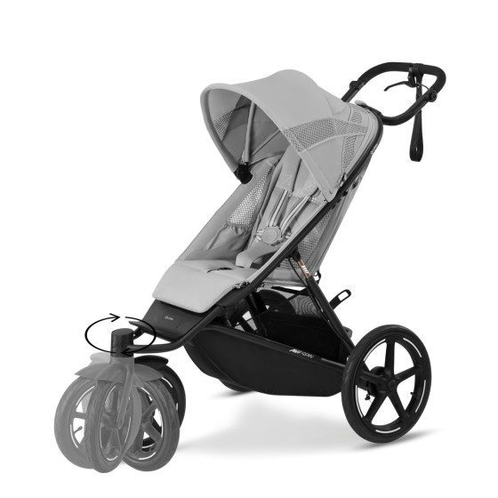 Cybex Avi Spin - Poussette polyvalente tout-terrain - Fog Grey