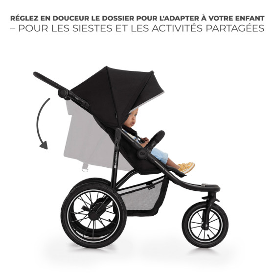 KinderKraft HELSI - Poussette à trois roues pour les sportifs