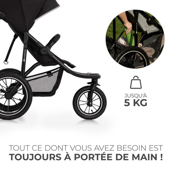 KinderKraft HELSI - Poussette à trois roues pour les sportifs