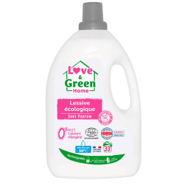 Love and Green Lessive écologique sans Parfum - 1,5L