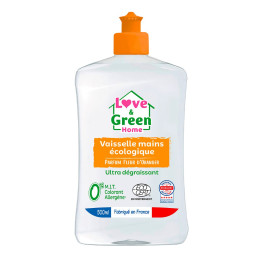 Love and Green Hand Dishwashing Liquid Orange Blossom Scent - 500ml