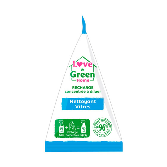 Love and Green Ecological window cleaner spray