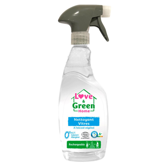 Love and Green Ecological anti-limescale bathroom cleaner with household vinegar