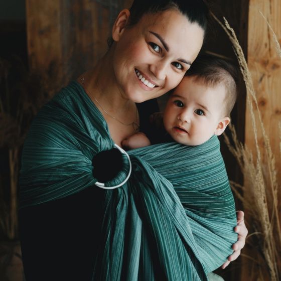 Little Frog Ring Sling - Malachite