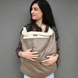 Neko Winter babywearing cover - Taupe