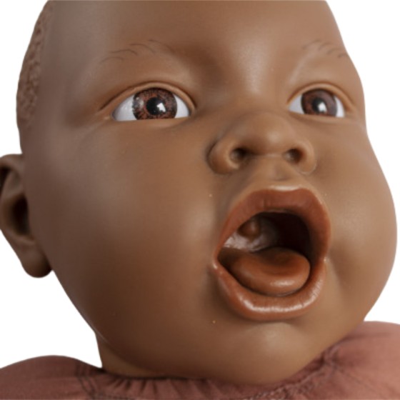 Demonstration Doll Newborn 50cm 2,5 kg brestfeeding