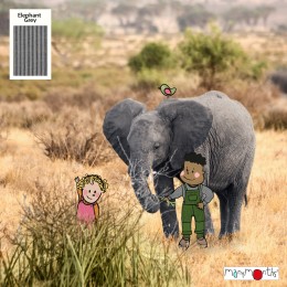 Body manches longues évolutif Manymonths - Elephant Grey